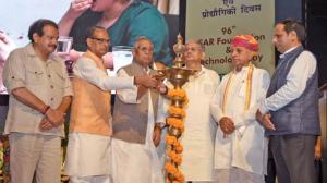 IN PHOTOS: Shivraj Singh Chouhan at 96th ICAR Foundation and Technology Day