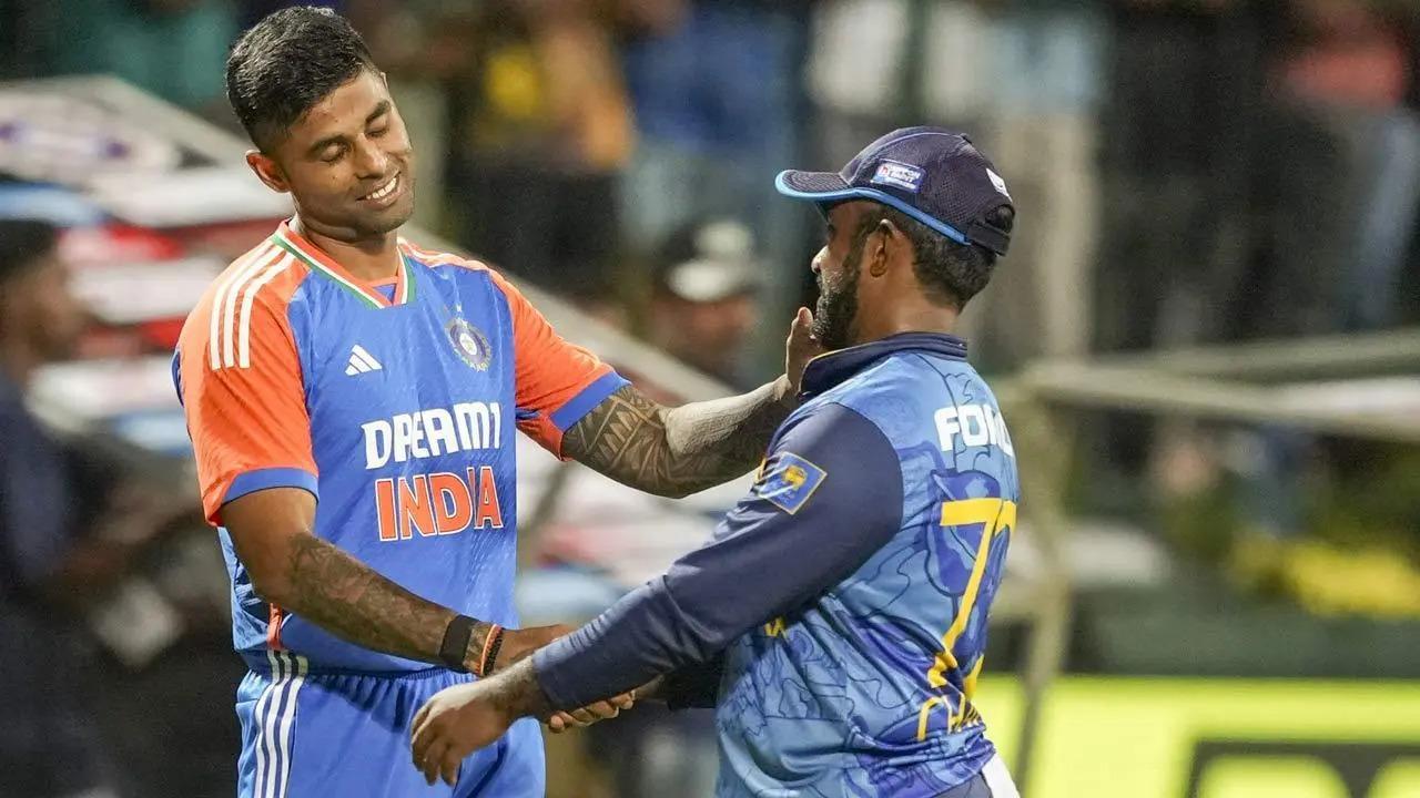 Suryakumar Yadav, Charith Asalanka (Pic: File Pic)