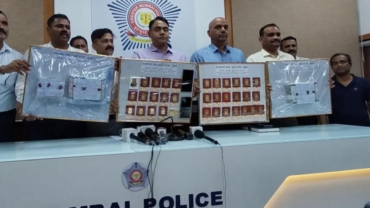 Ashish Shah was held from neighbouring Madhya Pradesh by the Crime Branch's property cell after a case of cheating and other offences was registered in Versova police station in the western suburbs of Mumbai, he said.