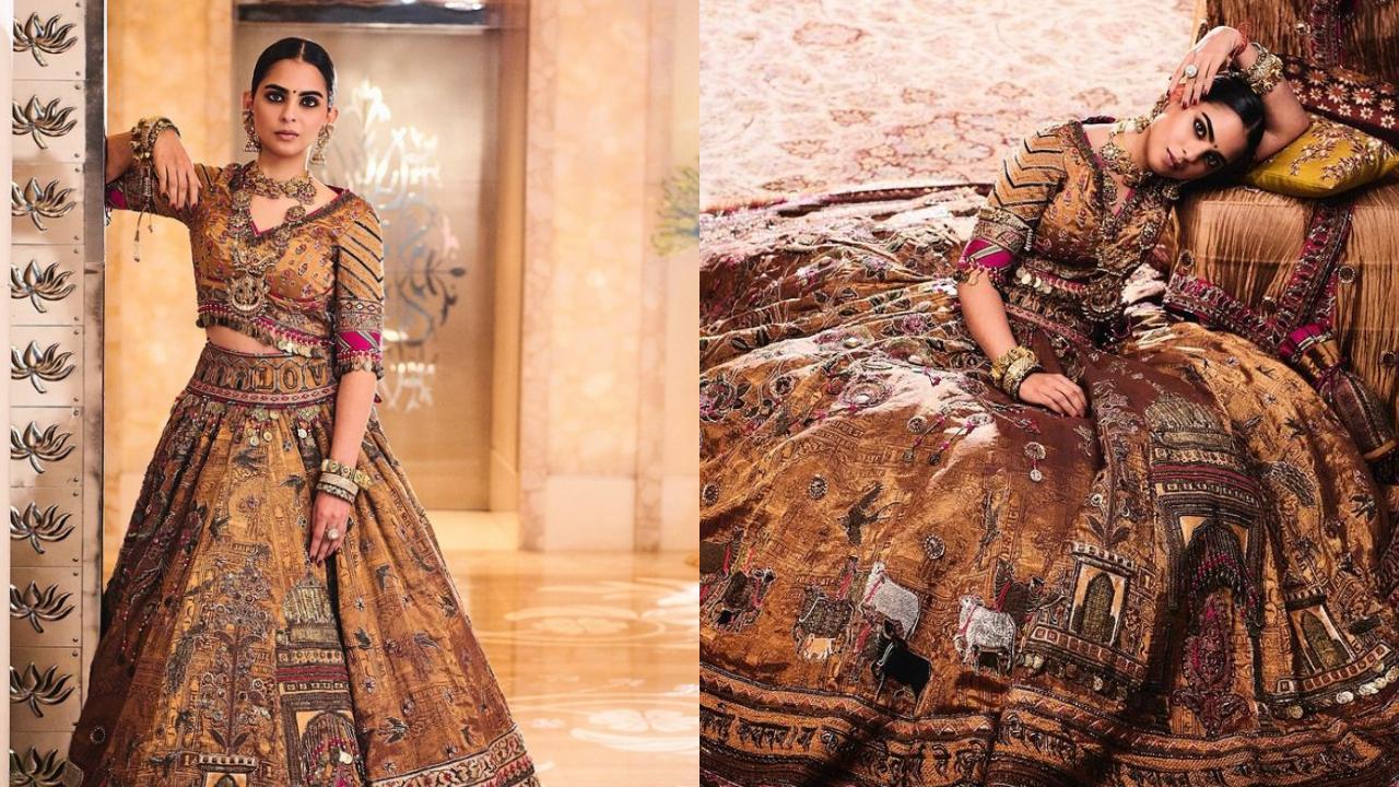 Isha ambani lehenga cost clearance