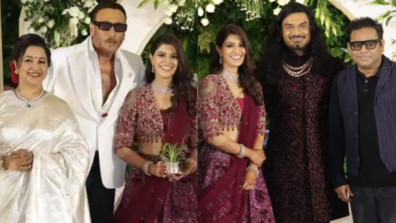 Varalaxmi Sarathkumar-Nicholai wedding reception: Jackie Shroff, Kichcha Sudeep, Shobana, Balakrishna attend