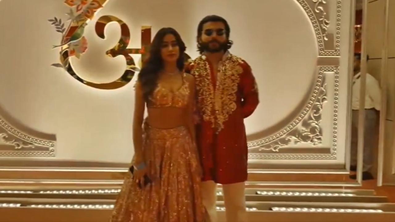 Janhvi Kapoor and Shikhar Pahariya's unseen video from Anant-Radhika's wedding goes viral 