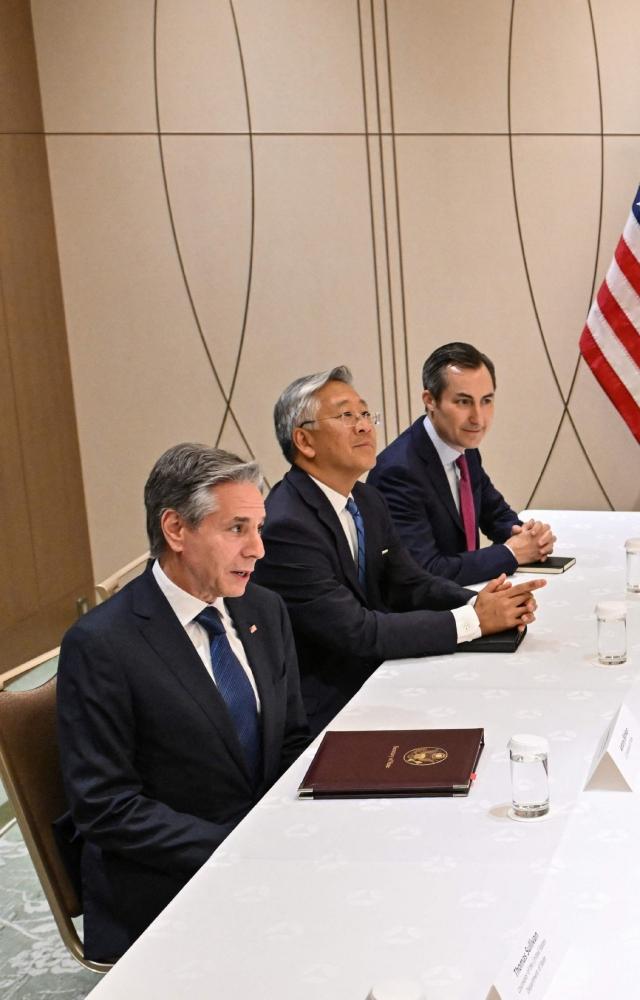 Jaishankar and Blinken are in Tokyo to attend a meeting of foreign ministers of the four-nation grouping Quad or Quadrilateral coalition on Monday