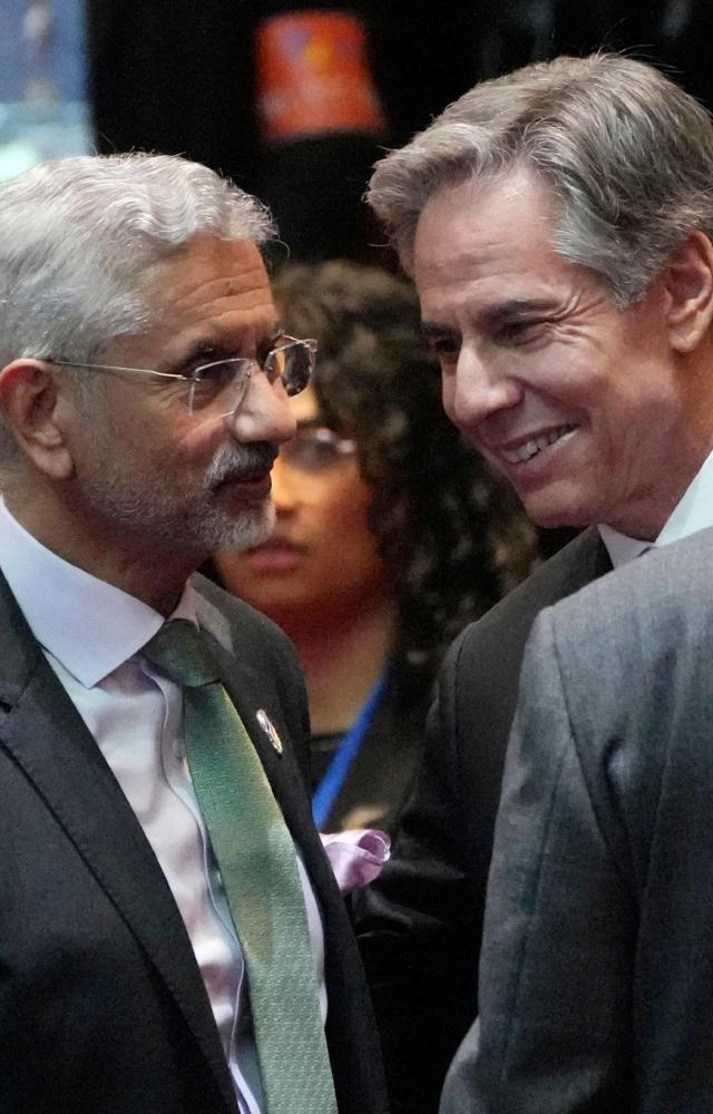 Jaishankar holds talks with Blinken