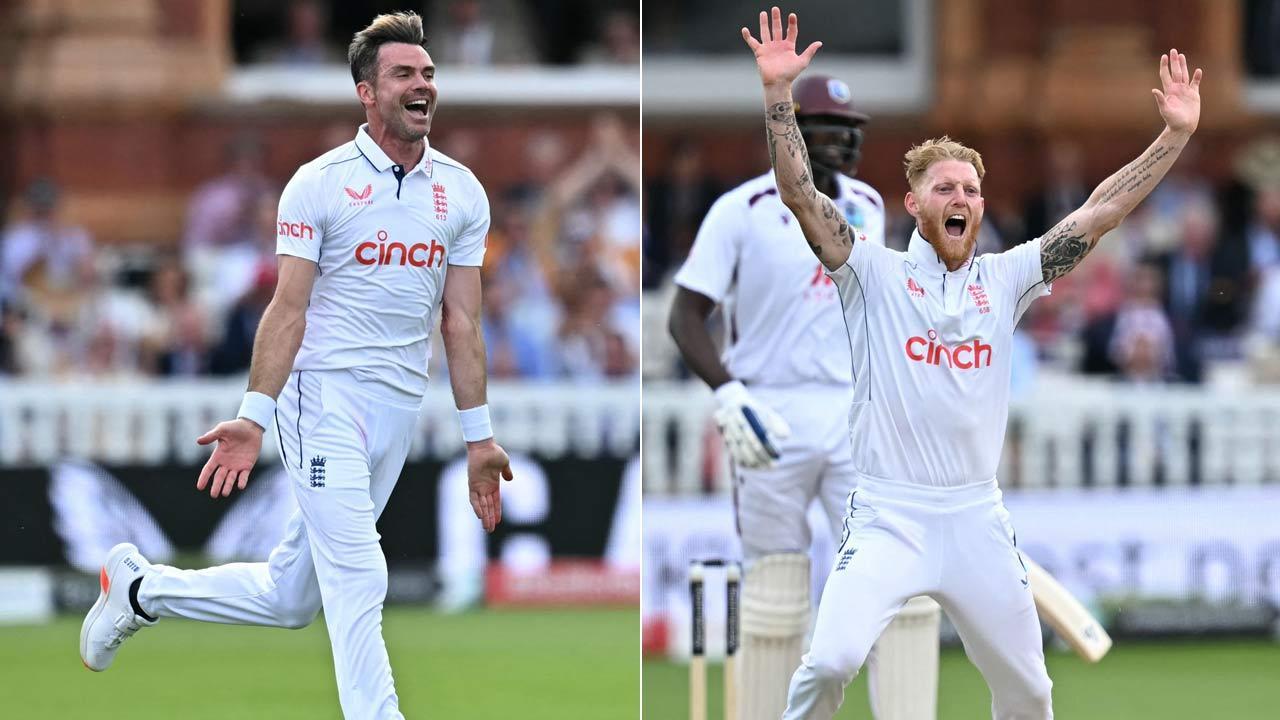 1st Test: Anderson's superb spell, Stokes' 200th wicket leaves England four wickets away from victory against West Indies
