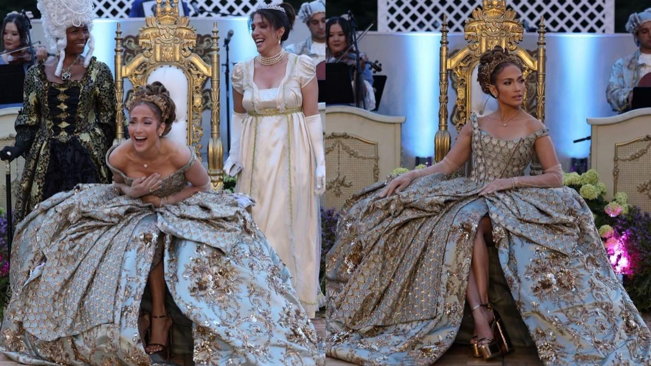 'Half a million crystals, 3,490 hours': Manish Malhotra designs Jennifer Lopez's outfit for her Bridgerton-theme birthday party