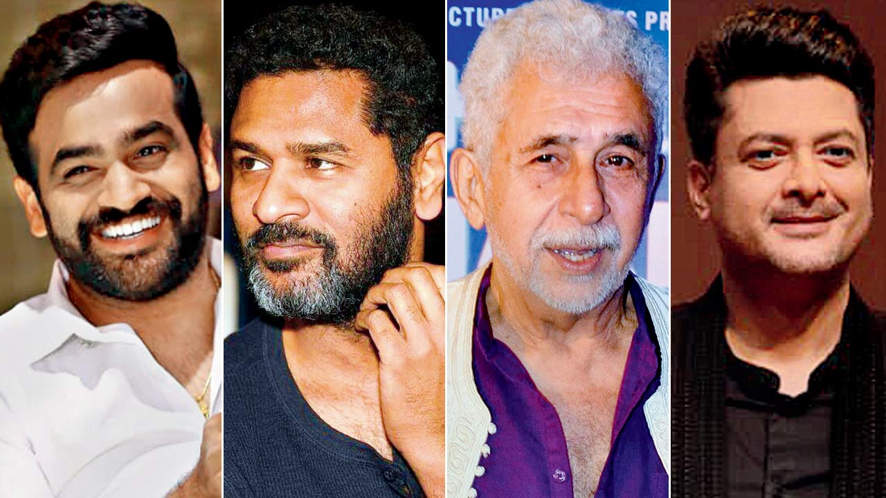 Charan Tej Uppalapati, Prabhudheva, Naseeruddin Shah and Jisshu Sengupta