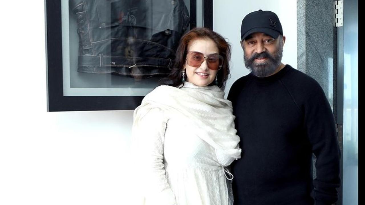 Manisha Koirala meets 'Indian' co-star Kamal Haasan, calls him 'one of the brilliant minds'