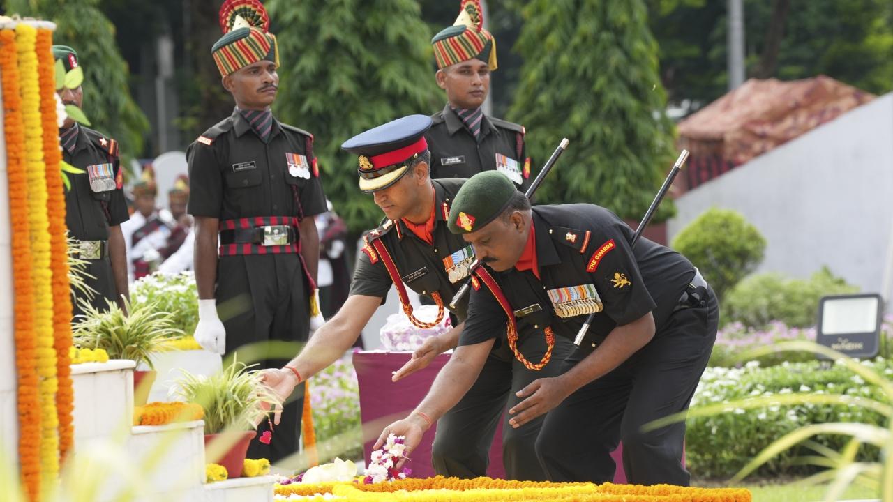Another ceremony was held at Kolkata's Fort William which was attended by General Officer Commanding-in-Chief, Eastern Command Lieutenant General Ram Chander Tiwari and other officials at Fort William