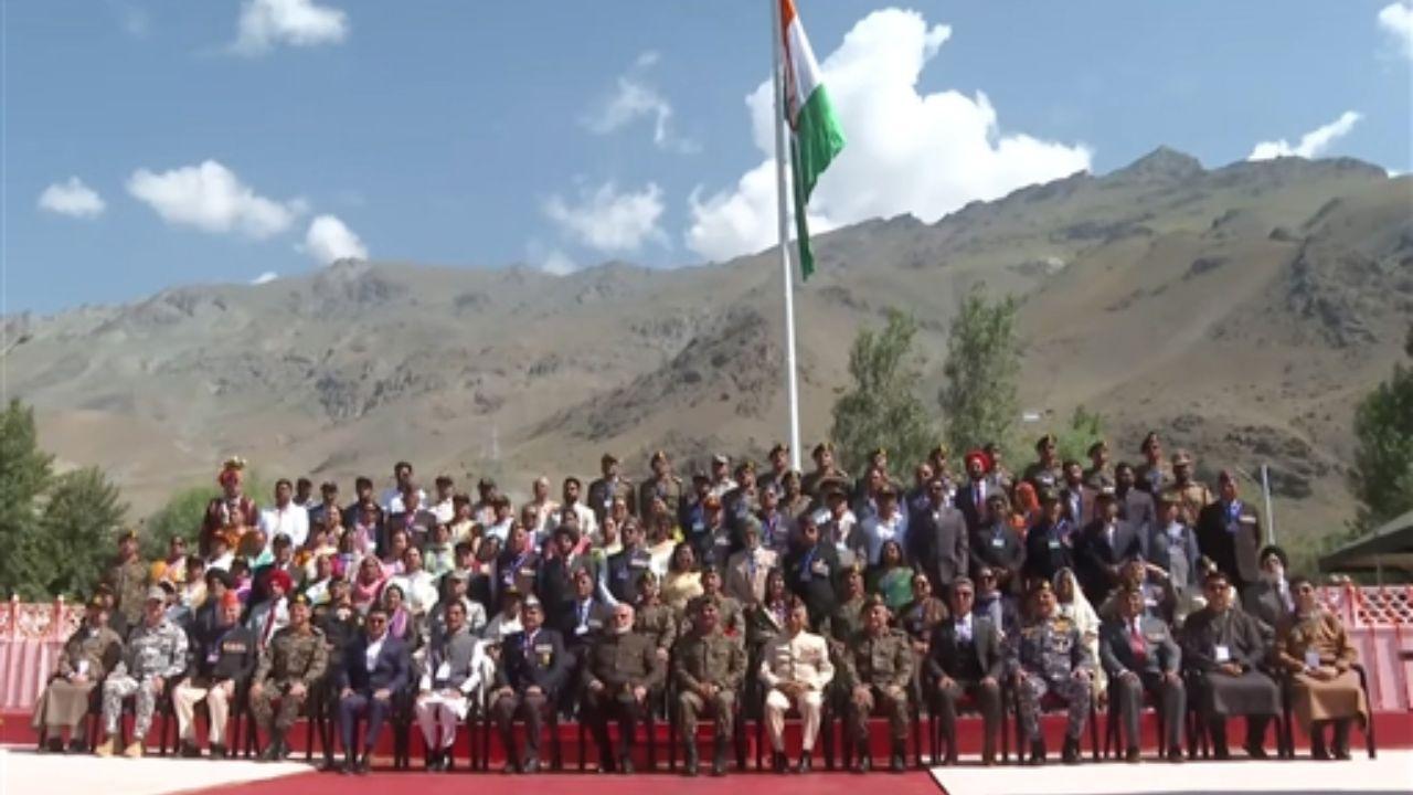 Chief of Defence Staff Gen Anil Chauhan and the armed forces paid homage, drawing inspiration from the heroes of Kargil to defend the nation.