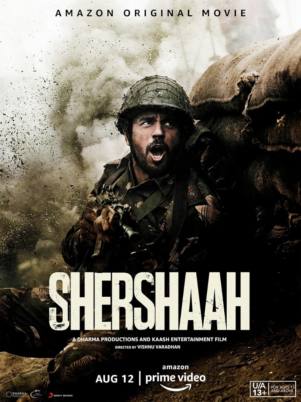 'Shershaah', a pandemic-era multiple award-winning biographical film on Amazon Prime Video, tells the story of Captain Vikram Batra from the Jammu and Kashmir Rifles, who was given the codename Shershaah by his superiors for his great courage on the battlefield, capturing critical strategic peaks such as Point 4875 and 5140. 