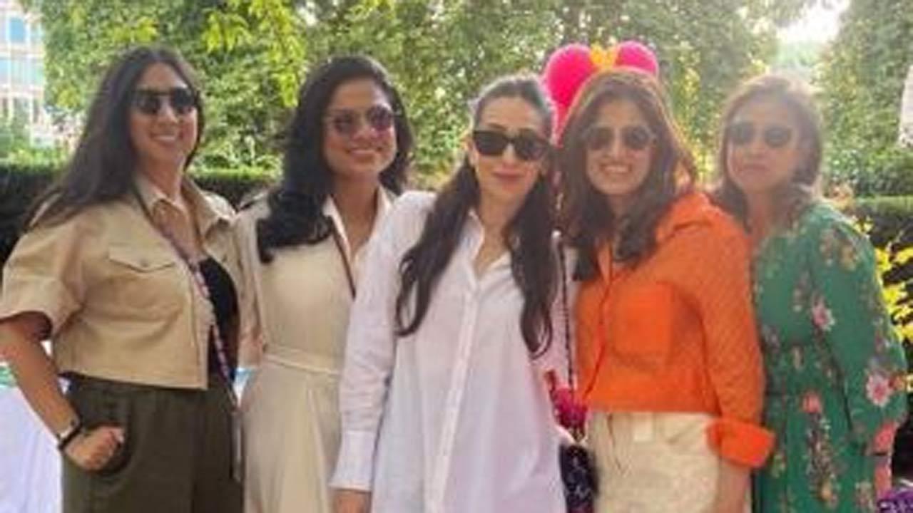 Karisma Kapoor enjoys her outing with 'London Ladies'