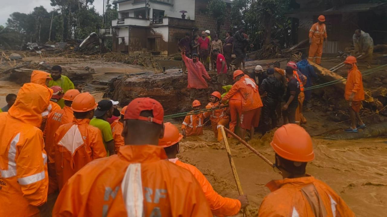 He said the first landslide occurred at 2 am, followed by another at 4.10 am, adding that Meppadi, Mundakkai and Chooralmala areas have been cut off and the Chooralmala-Mundakkai road has been destroyed
