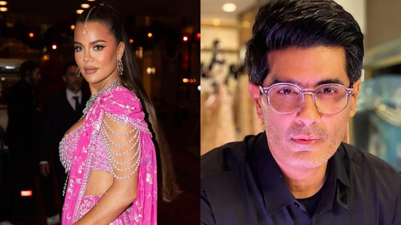 Khloe Kardashian thanks Manish for outfits after calling him a 'local designer'