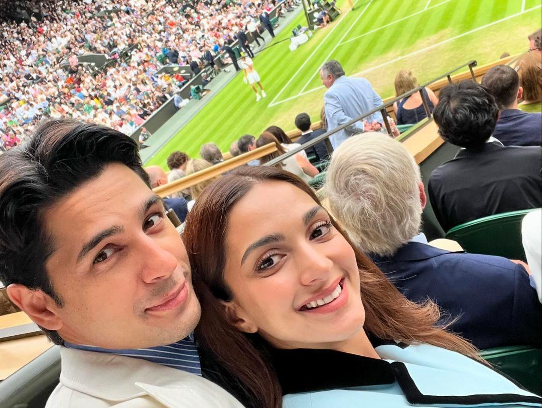 Don't you just love the courtside photos of Kiara Advani and Sidharth Malhotra, one of the cutest couples in Bollywood?