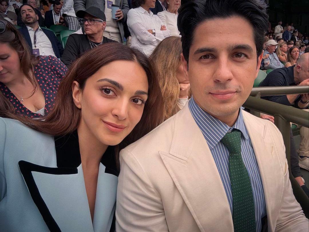 Kiara Advani and Sidharth Malhotra were among the first Bollywood stars spotted at Wimbledon this year