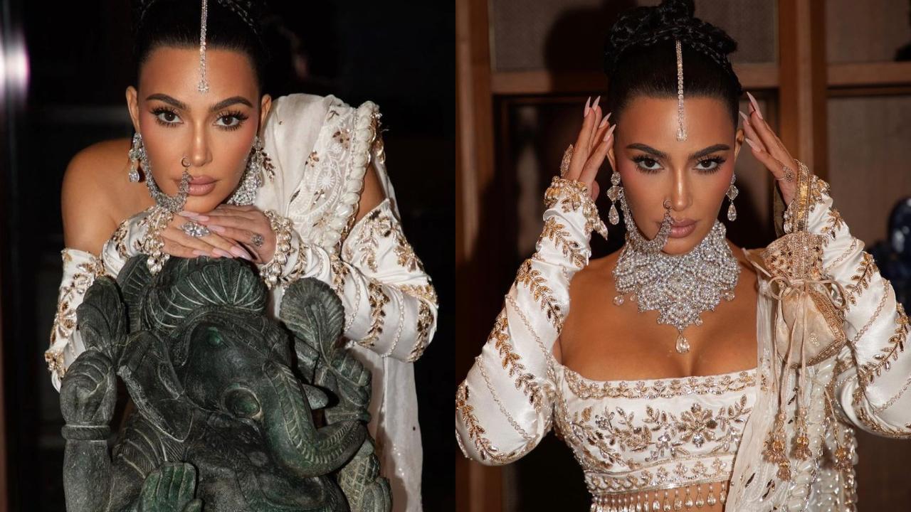 Kim Kardashian shares photo with Lord Ganesha idol as prop, deletes later