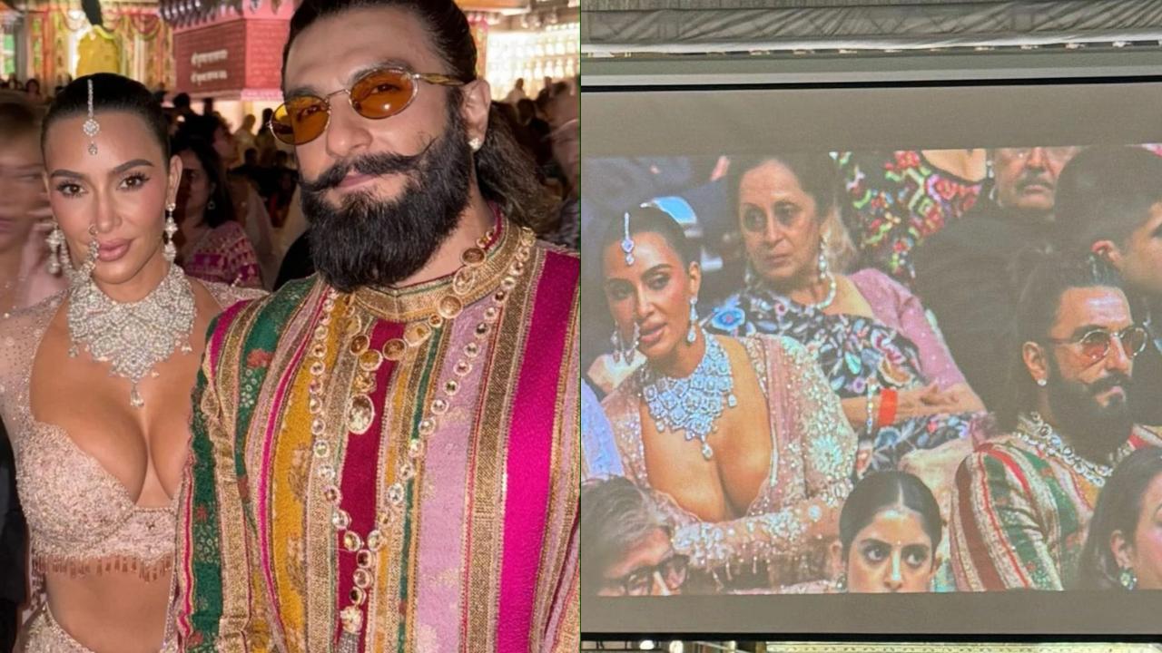 Unexpected duo! Ranveer Singh and Kim Kardashian take photos together at Anant-Radhika's wedding