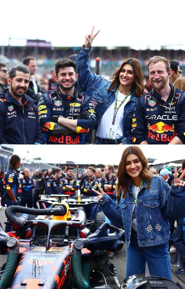 Kriti attends F1 at Silverstone 
