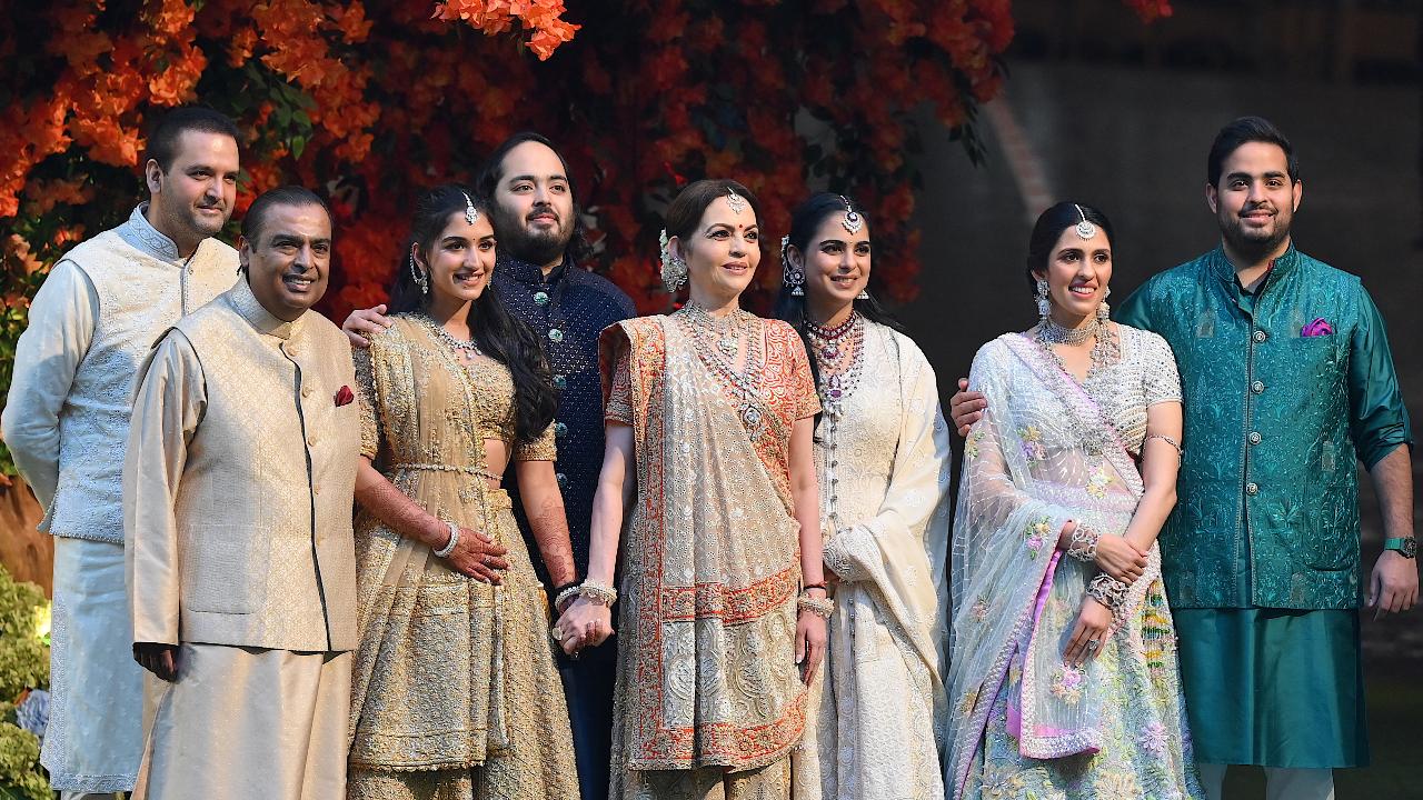 The Ambani clan is back with the wedding extravaganza as Mukesh and Nita Ambani’s youngest son Anant Ambani is set to tie the knot with Radhika Merchant on July 12. 