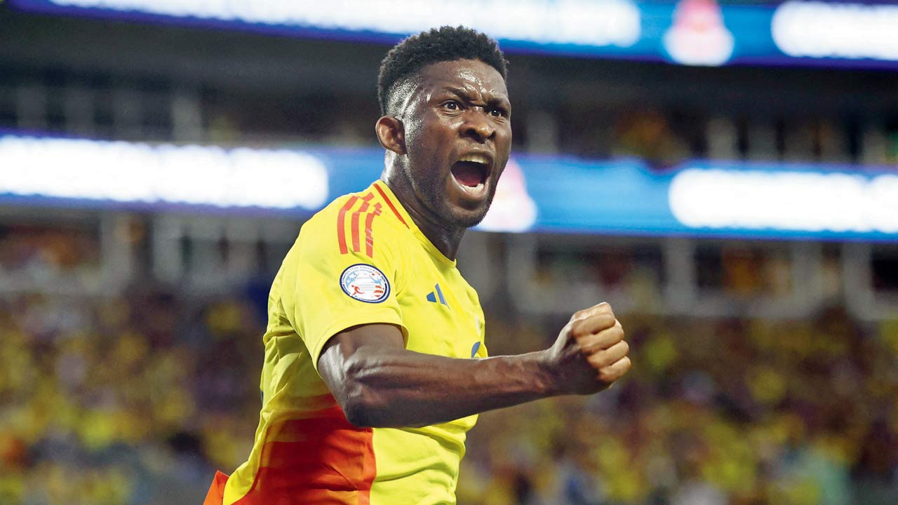 Colombia’s scorer Jefferson Lerma