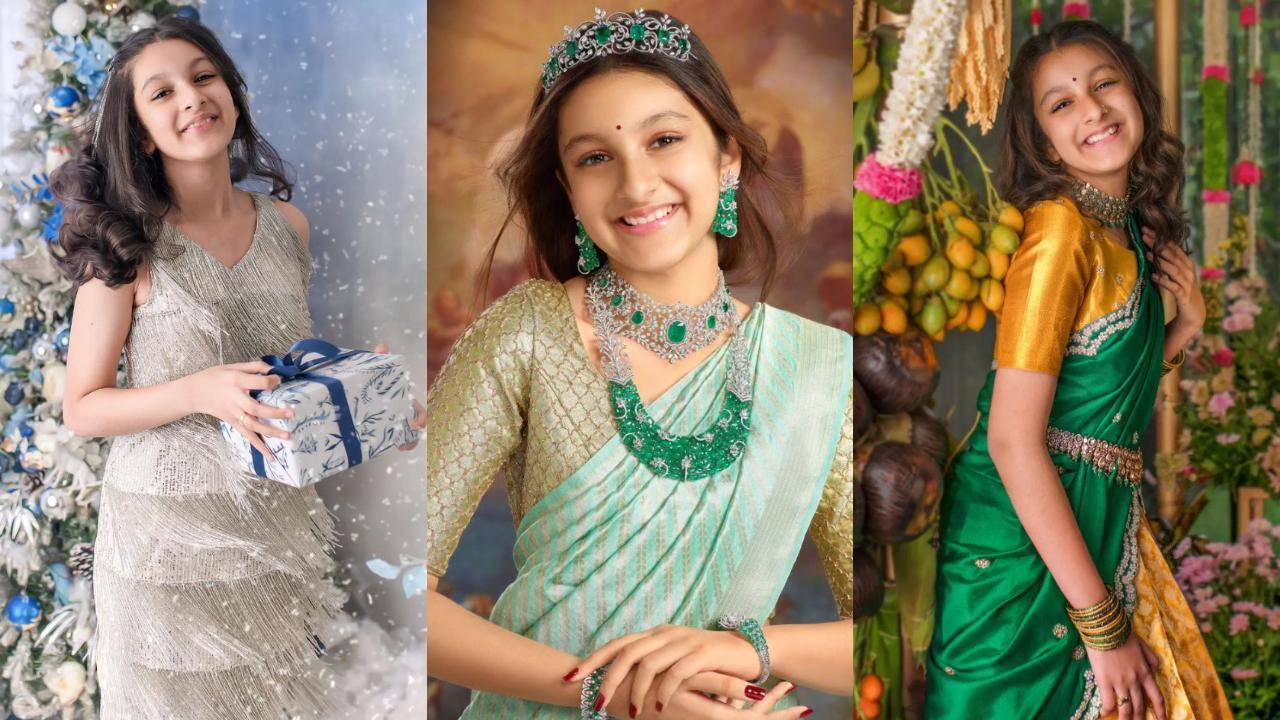 Adorable pictures of Mahesh Babu’s daughter Sitara Ghattamaneni as she turns 12