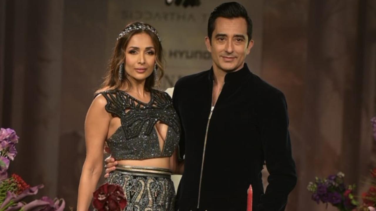 Malaika Arora and Rahul Khanna turn up the heat in Siddartha Tytler’s Caligula's Feast collection at ICW 2024
