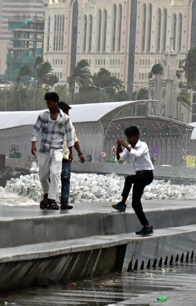 A high tide of 3.98 meter was expected in Mumbai, an official said