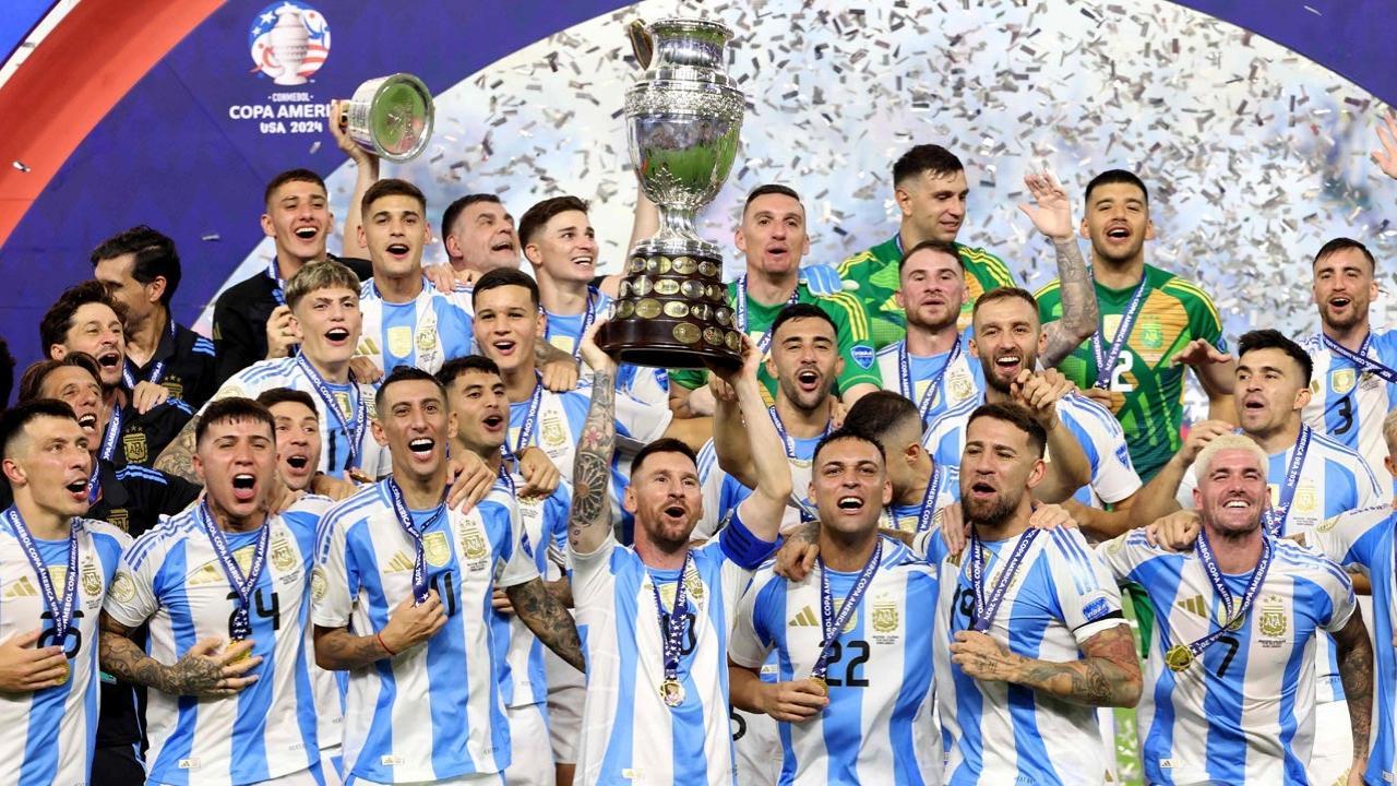 Copa America final: Argentina wins record 16th title, beats Colombia 1-0 after Messi gets hurt