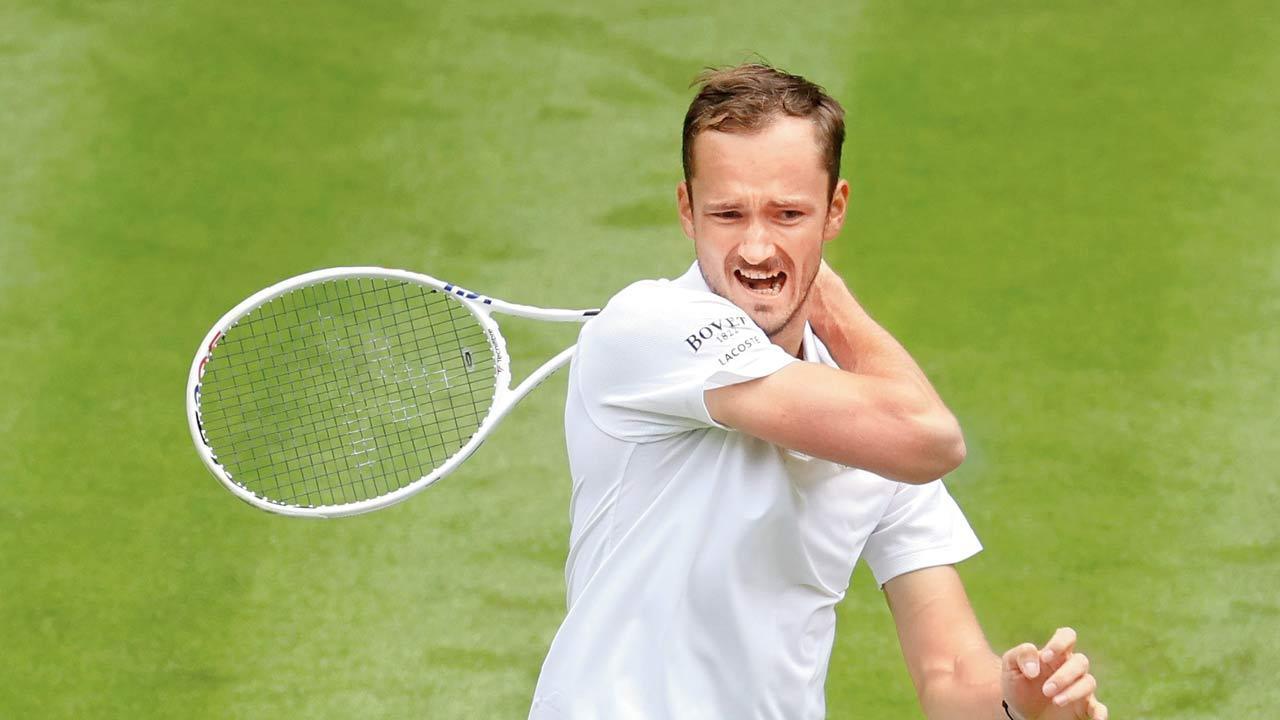 Medvedev enters Round Two, hopes to avoid Centre Court