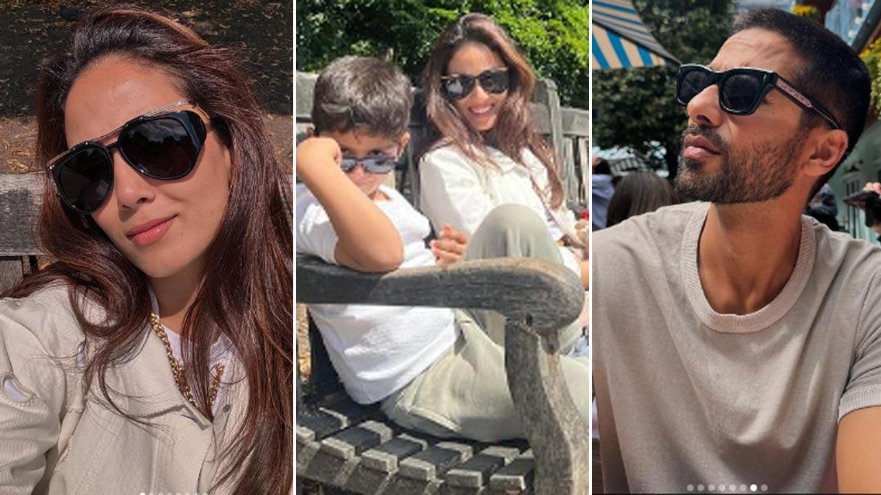 Shahid Kapoor, wife Mira drop pics from their family vacation