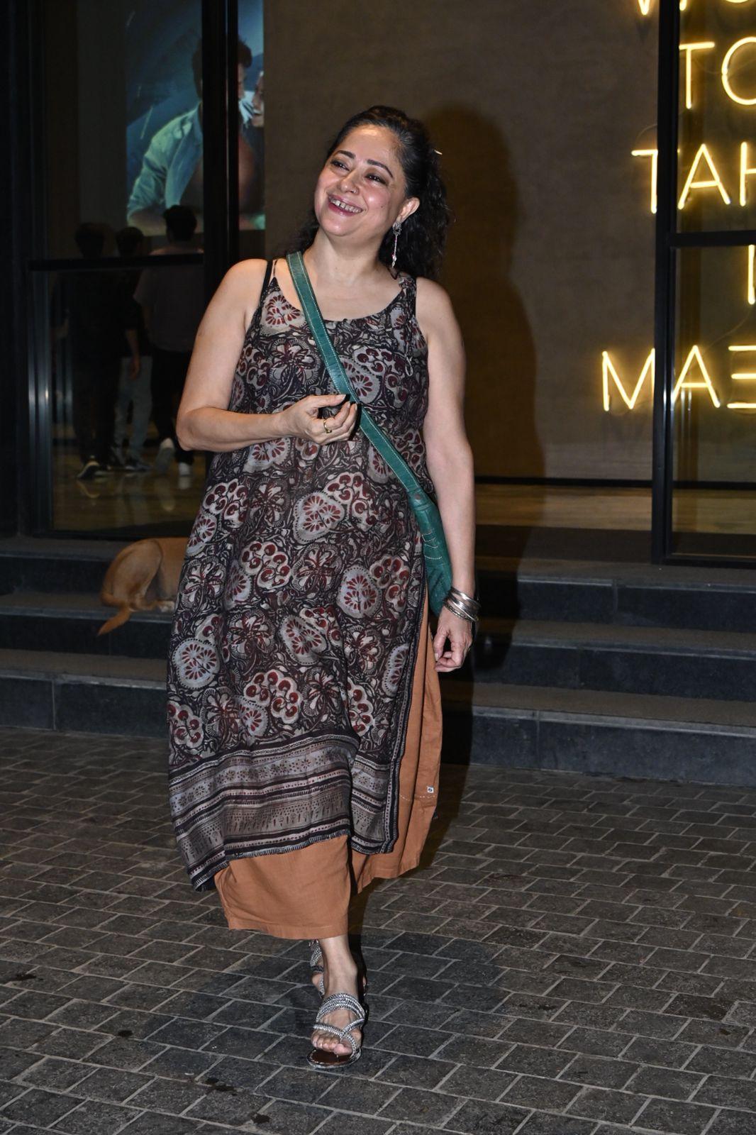 Sheeba Chaddha looked super cute as she was snapped at the screening of Mirzapur 3 in a strappy gown