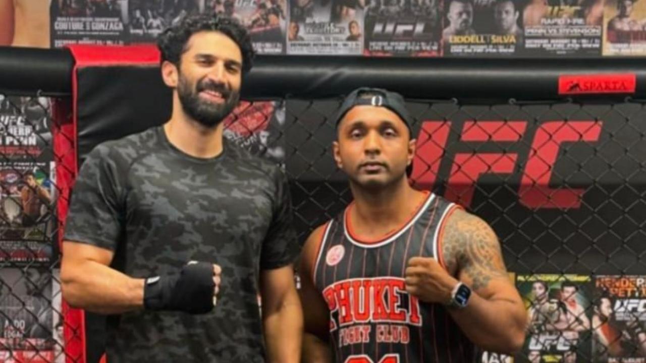 Monday Motivation: Aditya Roy Kapur teams up with fitness expert Rohit Nair to focus on MMA training regimen