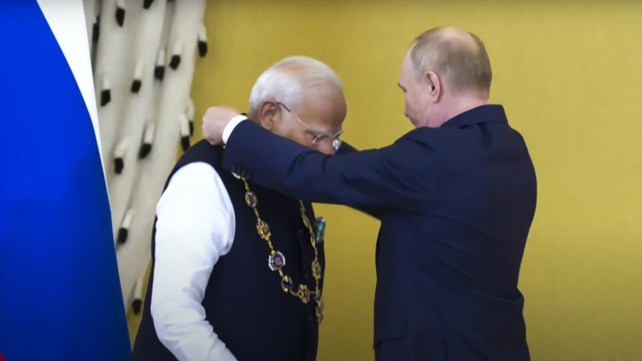 Russia's highest civilian award to Modi glorious honour for India, says Amit Shah