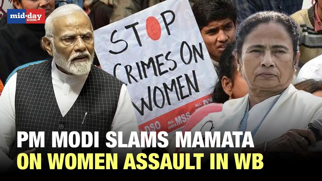 PM Modi Bashes Mamata Govt Over Violence Against Women In West Bengal 