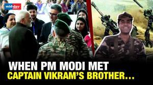 PM Modi’s candid interaction with Captain Vikram Batra’s brother