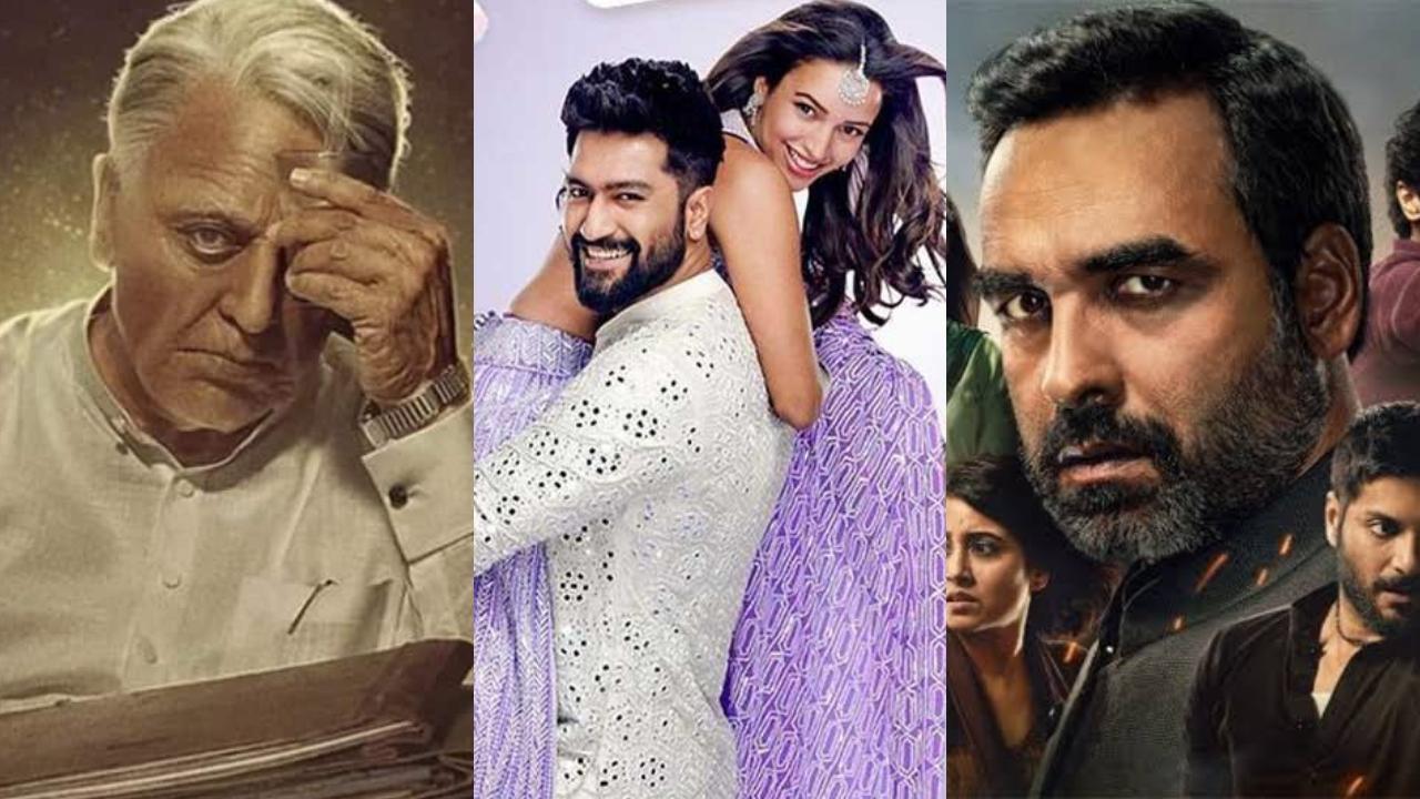 Movies and web series releasing in July 2024 Indian 2, Bad Newz