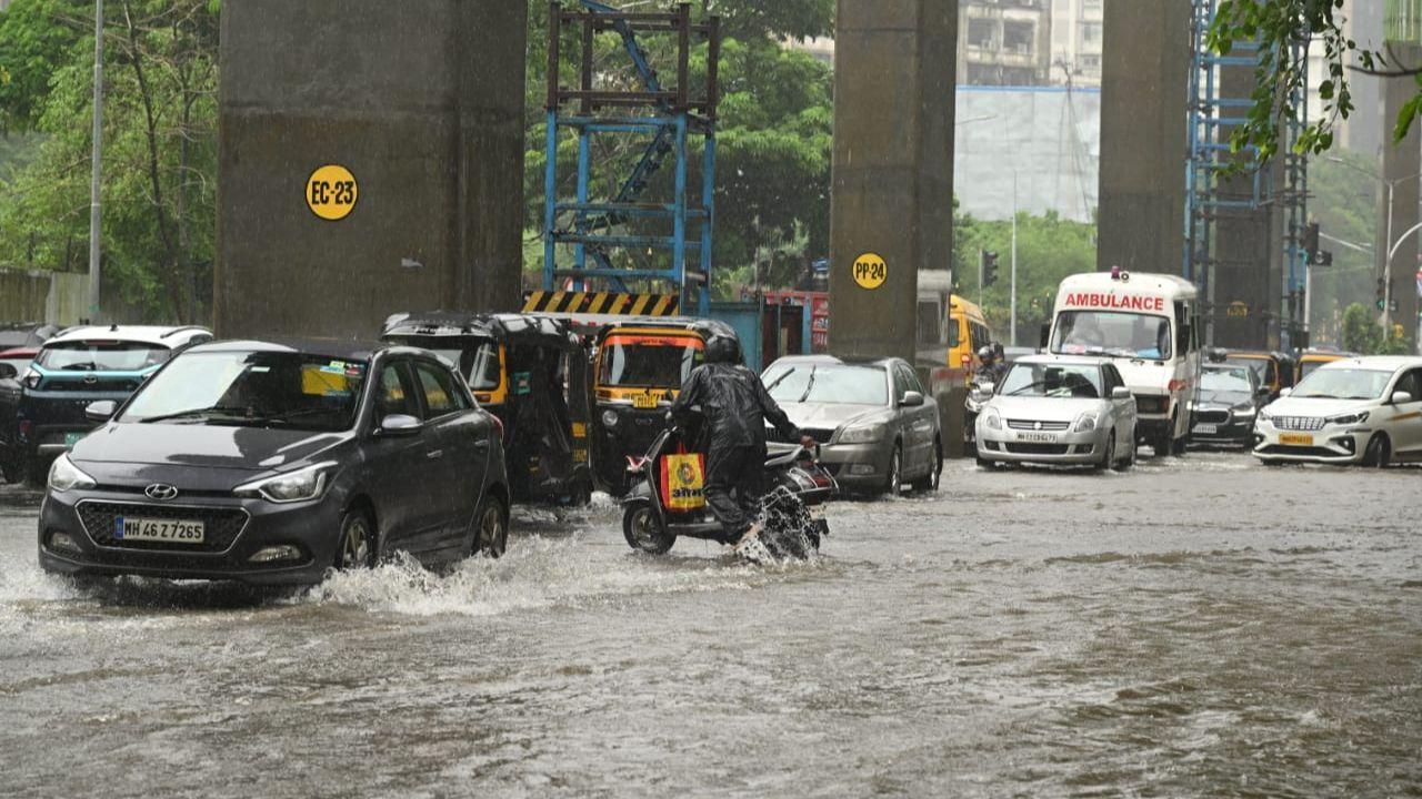 Due to incessant rains, the water level of the Mithi river, which runs through the industrial hub of the city, rose to 2.5 metres, while its danger mark is 4.2 metres