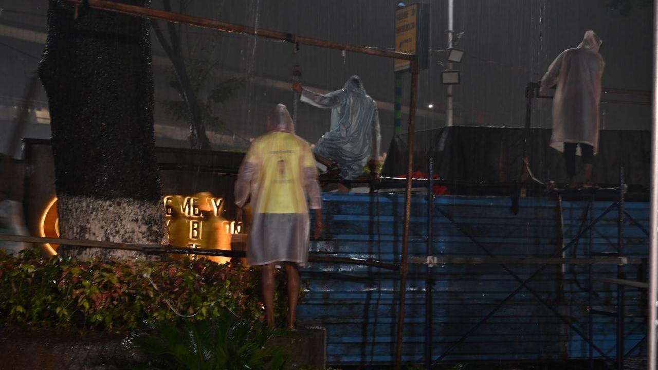 Though Mumbai ATC did not disclose the exact number of flights delayed, ATC sources said delays were not too high as the runway was operational, unlike on Monday morning when operations had to be paused due to the weather