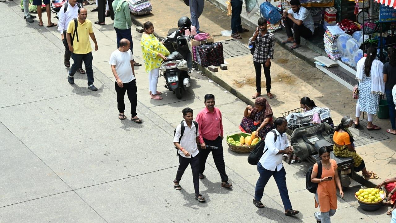 A high tide of about 3.16 metres was expected to hit Mumbai at 8.40 pm today, the BMC said