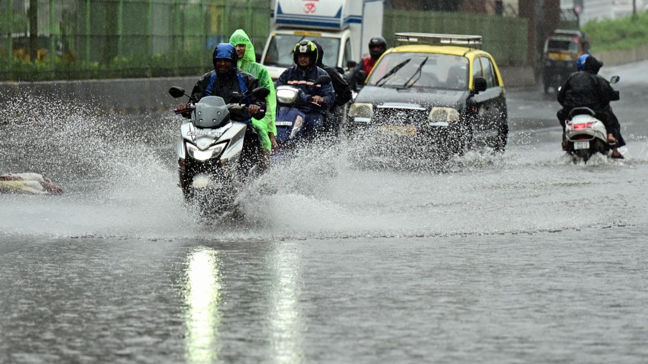As intermittent heavy spells of rain hit the city, runway operations were suspended at 12.12 pm for eight minutes and from 1 pm to 1.15 pm, the source said