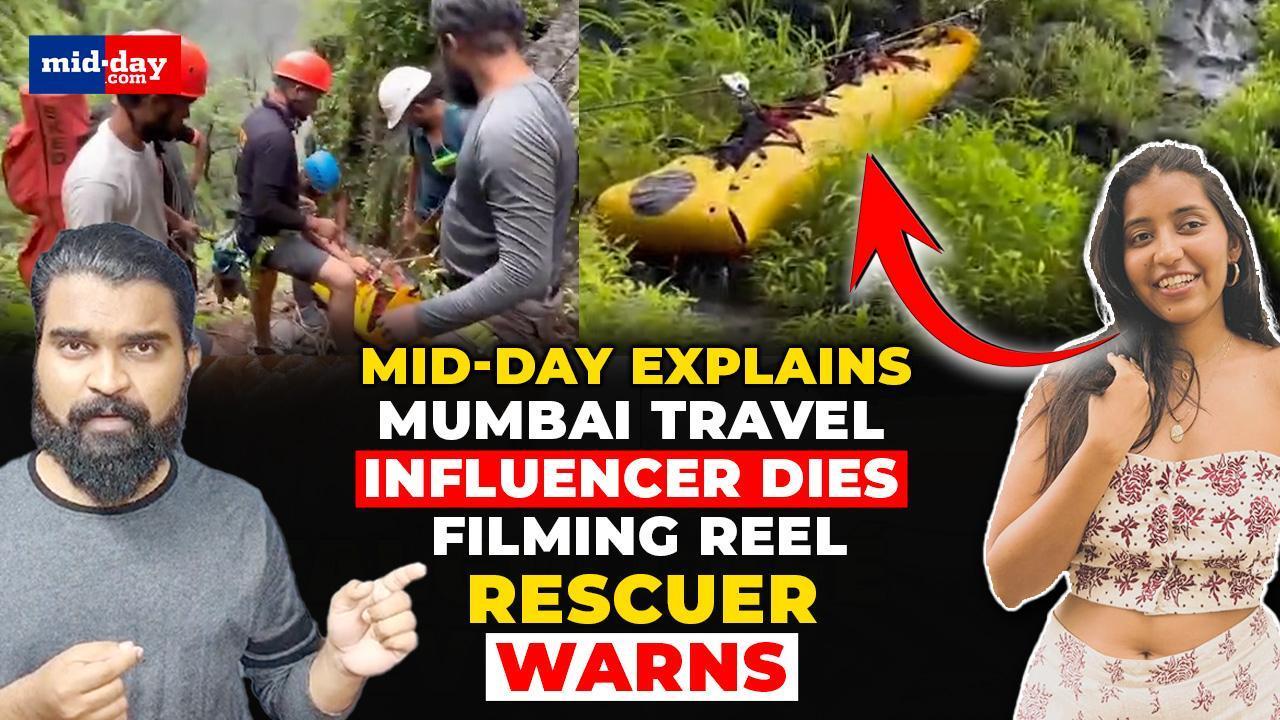 After Lonavala Waterfall tragedy, Mumbai’s travel influencer falls into gorge