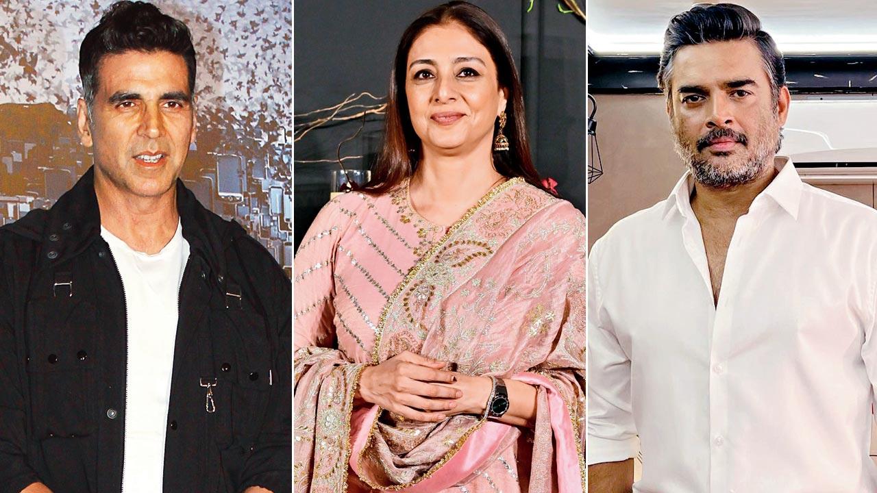 Akshay Kumar, Tabu and R Madhavan
