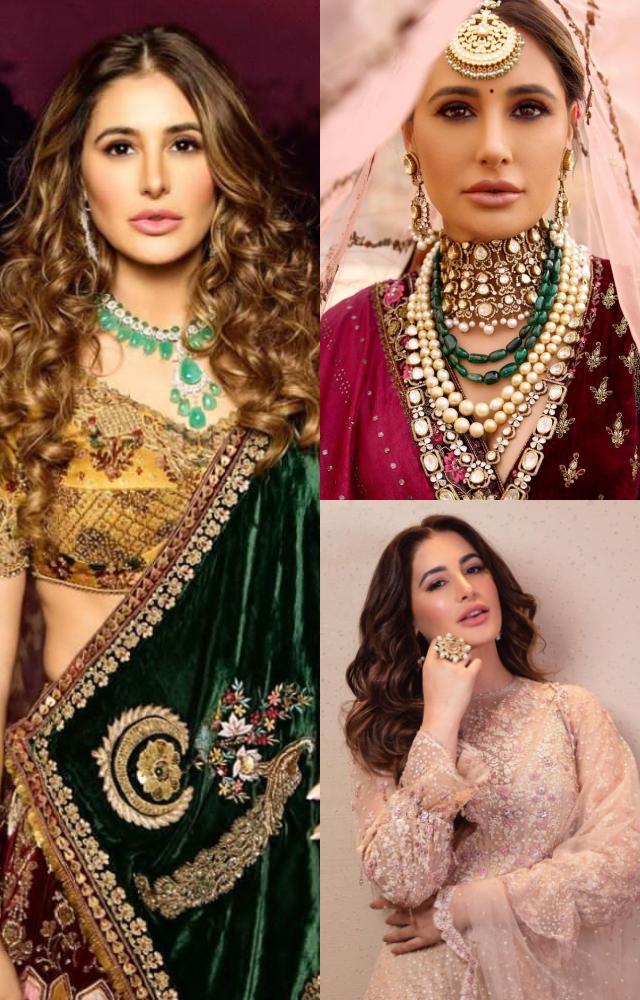 Nargis Fakhri nails wedding style attire