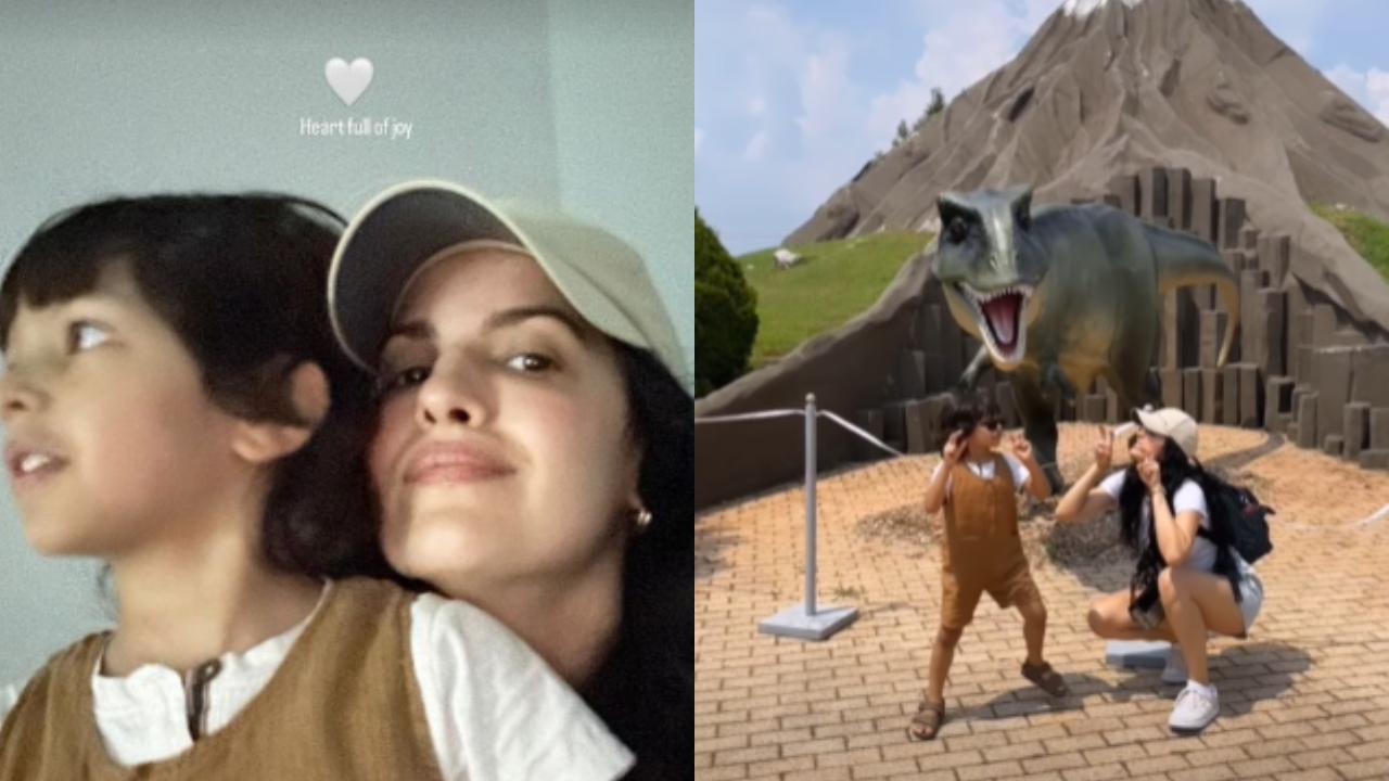 Natasa Stankovic is 'full of joy' as she bonds with son Agastya in Serbia after announcing separation from Hardik Pandya