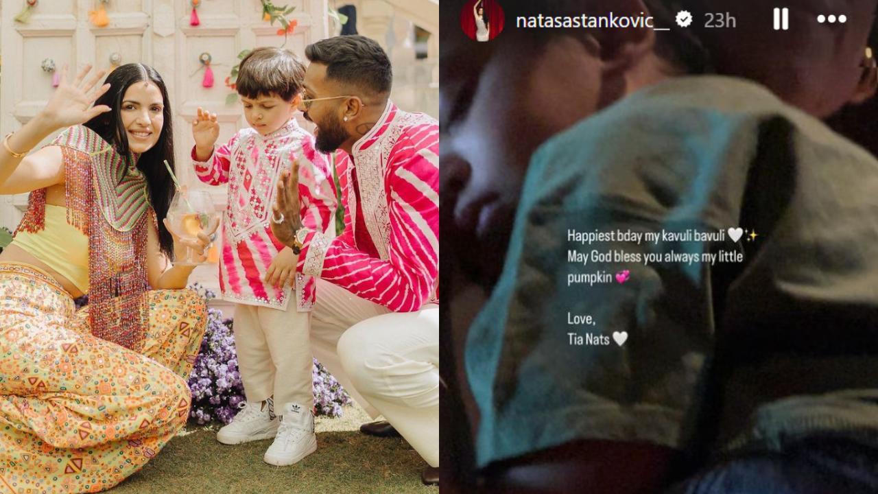 Natasa Stankovic spends quality time with son Agastya, posts first pic after announcing divorce with Hardik Pandya