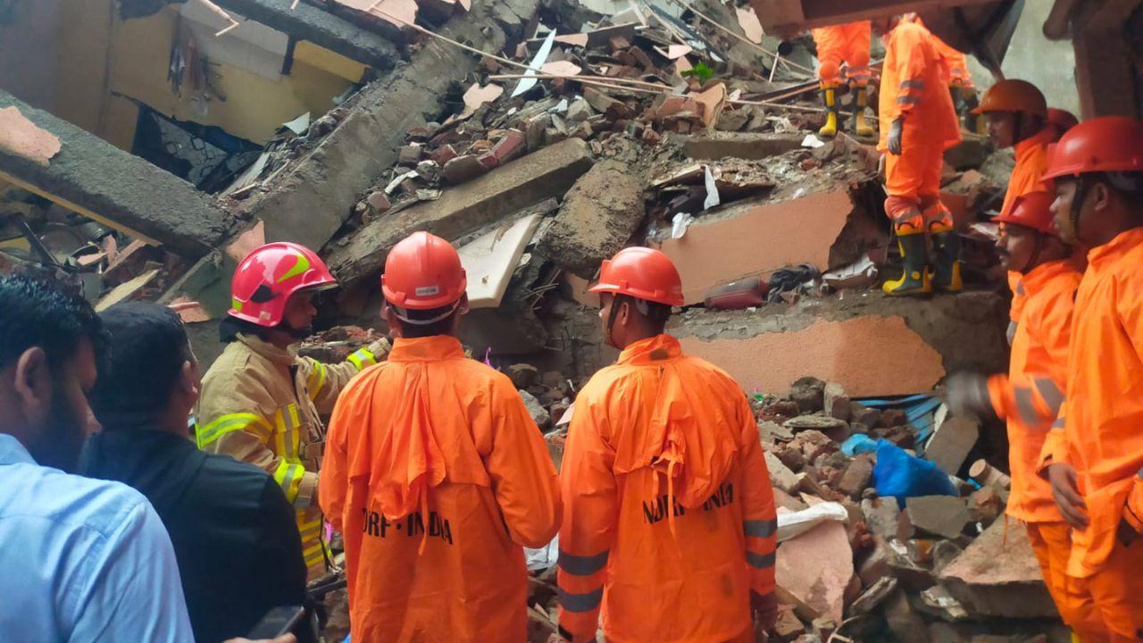 Navi Mumbai: 2 dead after building collapses in Belapur, bodies recovered