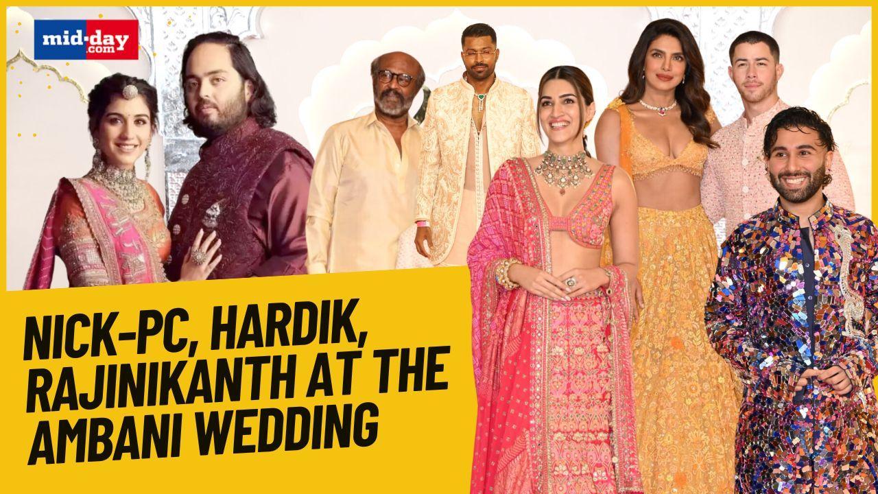  Priyanka-Nick, Hardik Pandya, MS Dhoni, Kriti Sanon Arrive At Ambani Wedding
