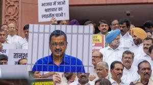 IN PHOTOS: Opposition MPs protest against Centre’s alleged misuse of ED, CBI