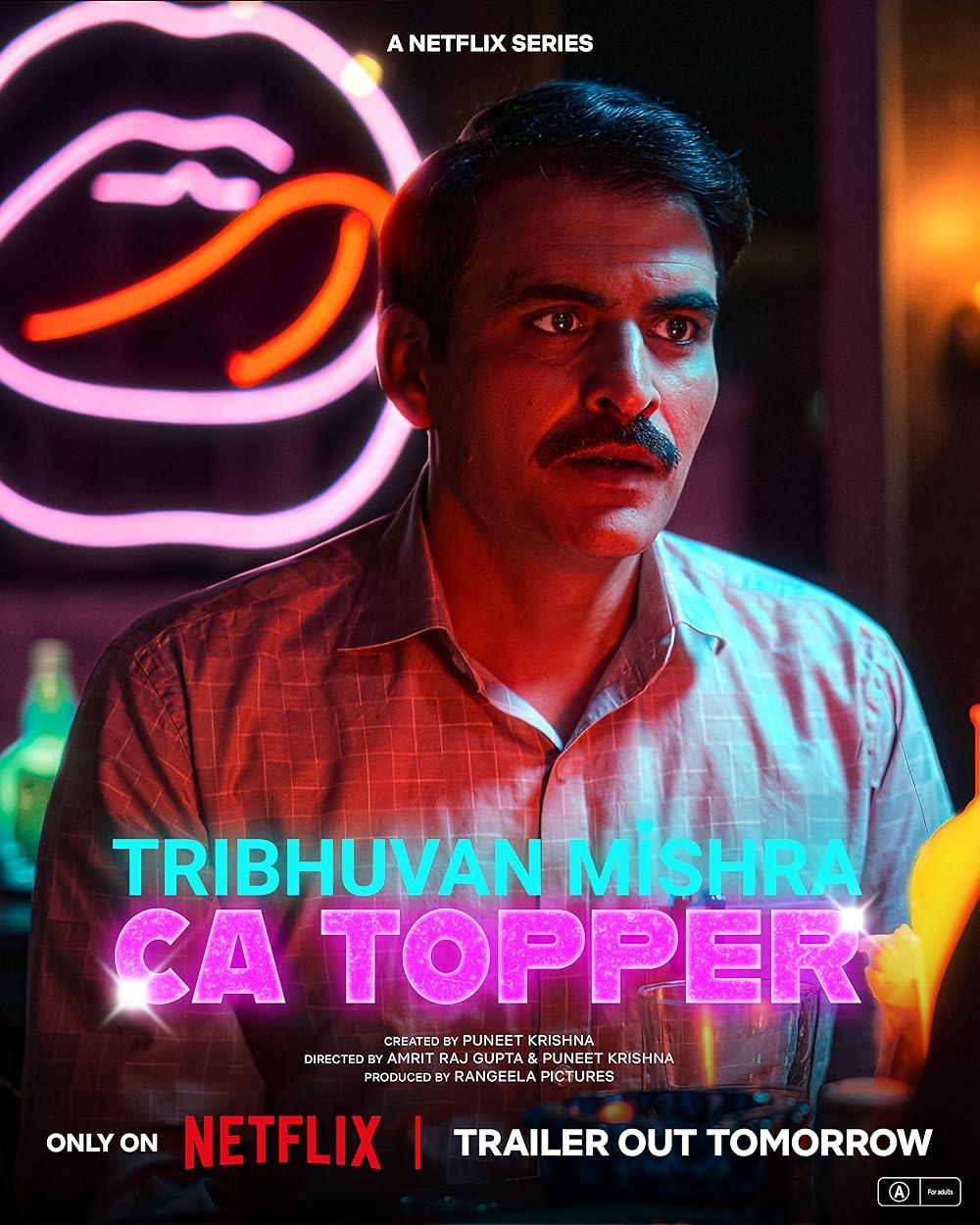 Tribhuvan Mishra CA Topper (Netflix, July 18)Tribhuvan Mishra CA Topper stars Manav Kaul as a top chartered accountant whose life spirals into chaos and danger after becoming an escort to pay off his debts. His journey through the underworld is filled with comedic mishaps, violent confrontations, and unexpected alliances as he navigates this double life.